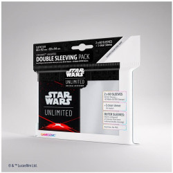 SW: Unlimited Art Sleeves Double  Space Red (PREPEDIDO)