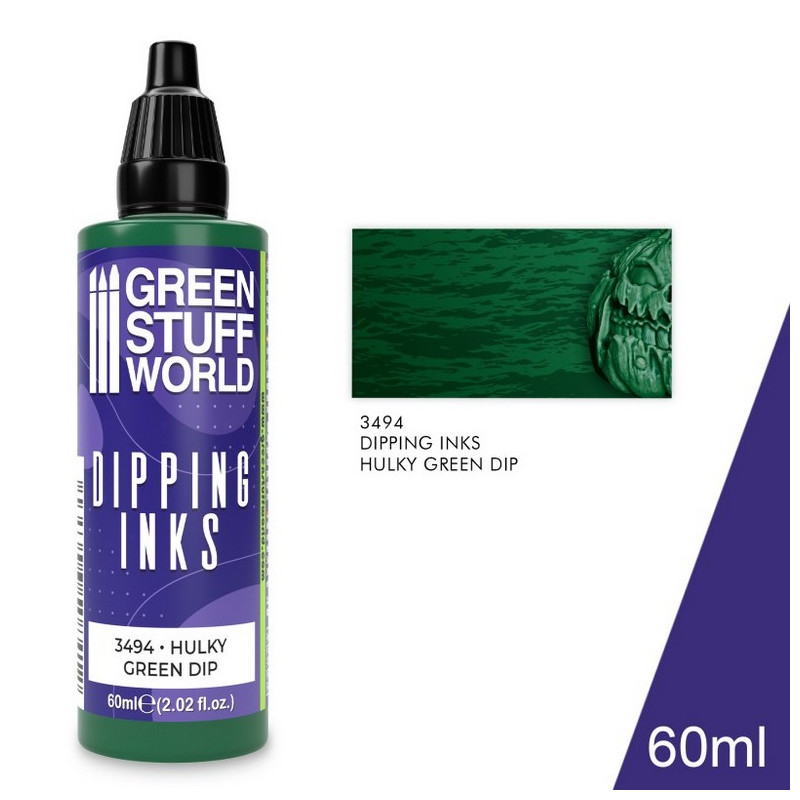 Pintura Dipping Ink 60 ml. Hulky Green Dip