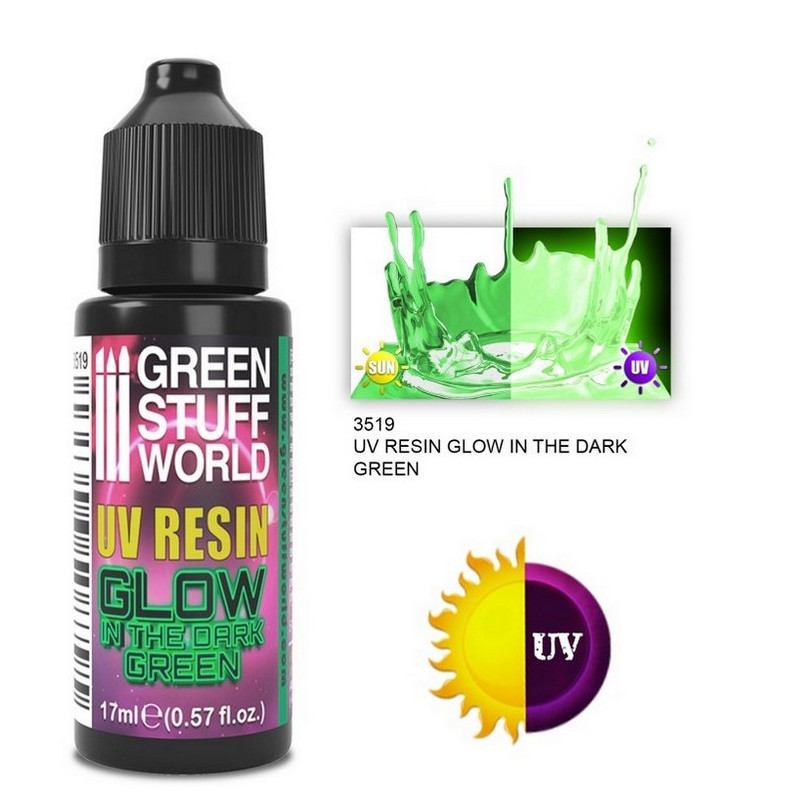 Resina Ultravioleta Verde - GLOW 17ml