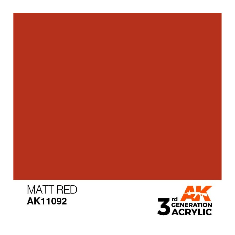 Matt Red 17ml