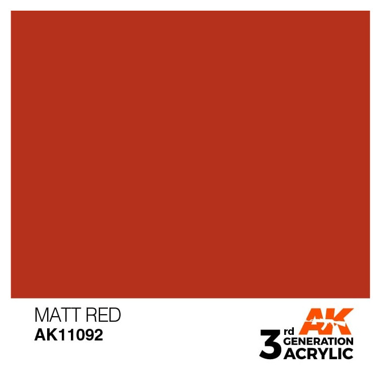 Matt Red 17ml