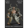 Savage Orc Champion V1 Scale 30mm