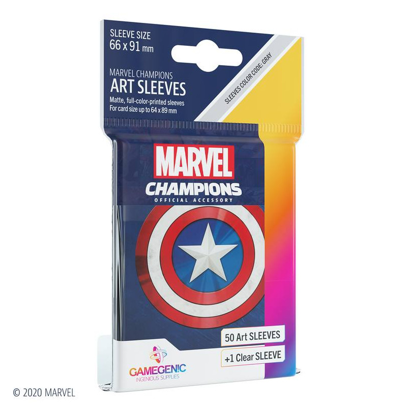 Gamegenic: Marvel Champions Sleeves Captain America