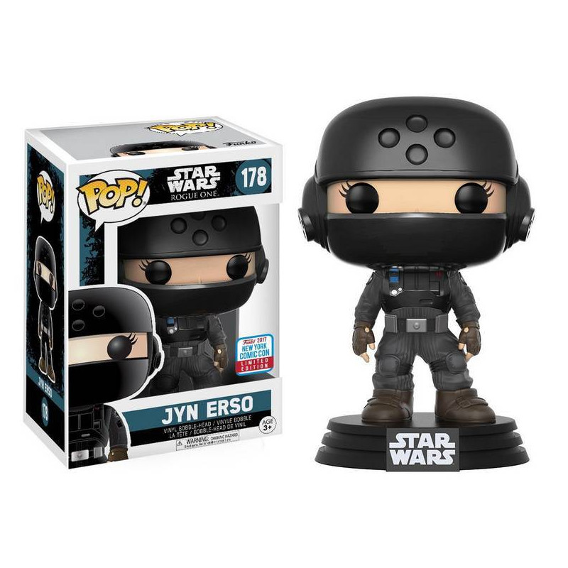 Star Wars Rogue One POP! Jyn Disguise with Helmet Fall NYCC